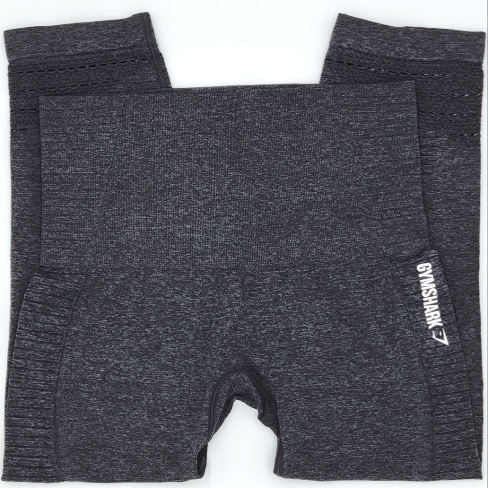 NWOT Gymshark Seamless High Waisted Capri Leggings Charcoal  Women's Size Small